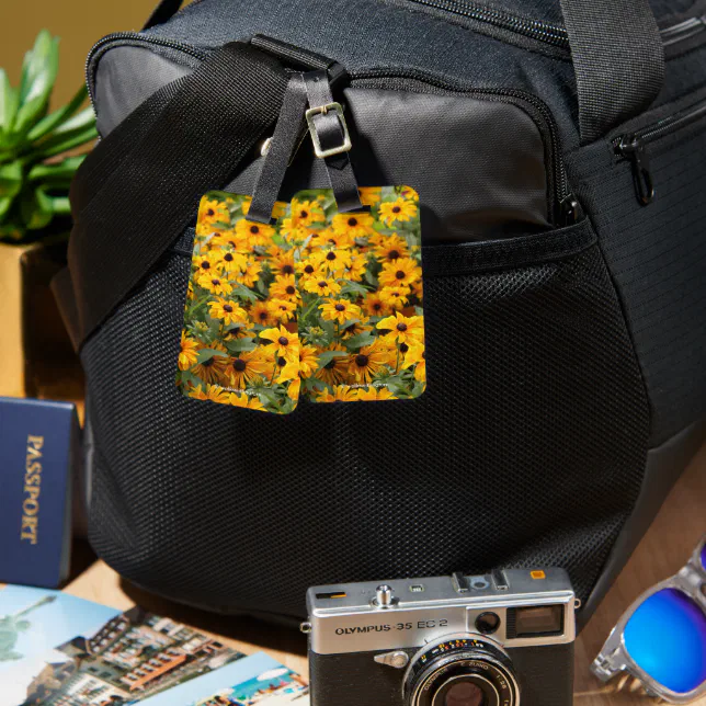 Rudbeckias / A Bed of Black-Eyed Susans Luggage Tag