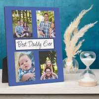 Personalized Best Daddy Ever Photo  Plaque