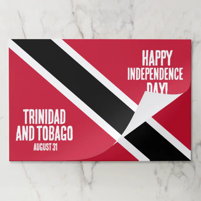 Trinidad & Tobago Independence Day National Flag Paper Pad