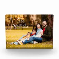 Fall Family Holiday Photo Block