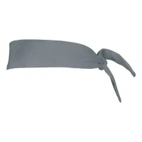 Minimal Solid Gray Tie Headband