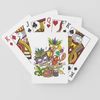 Happy Mardi Gras Playing Cards