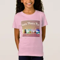 Santa Monica Pier Photo Collage T-Shirt