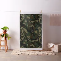 Artistic Army Camo Pattern Fabric