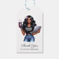 Empowering Black Woman Crafting Queen Gift Tags