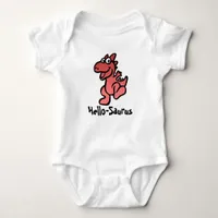 Hello-Saurus Dino Joy Baby Bodysuit