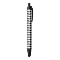 Houndstooth Pattern Customized Any Colour Black Ink Pen