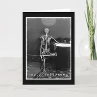 Halloween Skeleton Card