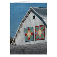 A Barn With Two Quilts