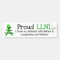 Proud LLND Lyme Disease Awareness Bumper Sticker