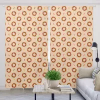 Southwest Chile Ristra Wreaths All Over 50x96 Inch Blackout Curtains