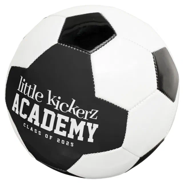 Cute Playful Child Soccer Academy Class of 20XX Soccer Ball