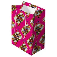 Teddy Bear King of Hearts Gift Bag