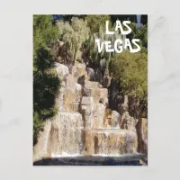 Beautiful Casino Waterfall On The Las Vegas Strip Postcard