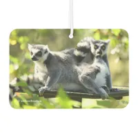 Funny Surprised Lemurs of Madagascar Air Freshener