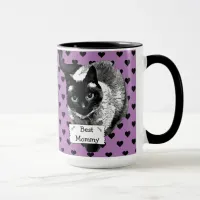 "Best Cat Mommy" Siamese Cat Lady Coffee Mug