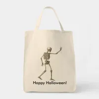 Skeleton Waving Bag