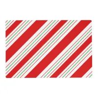 Christmas Candy Cane Stripes ID259 Placemat