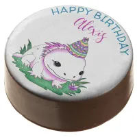 Personalized Birthday Girl Axolotl Themed Chocolate Covered Oreo