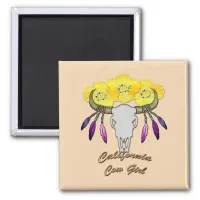 California Boho Cowgirl Magnet