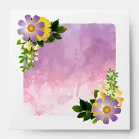 Fresh Beautiful Spring Flowers Envelope