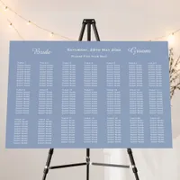 Modern Rustic Country Wedding Seating Chart Foam Board