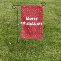 Christmas Trees and Snowflakes Garden Flag