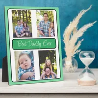 Personalized Best Daddy Ever Photo Plaque