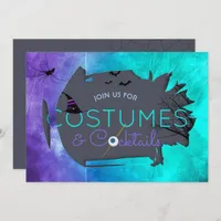 Costumes and Cocktails Halloween Party Invitation