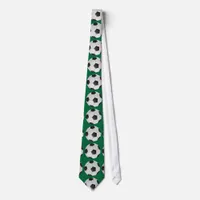 American Soccer or Association Football Ball Neck Tie