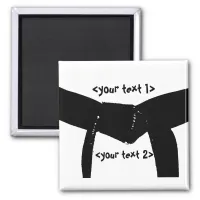 Martial Arts Black Belt Magnet