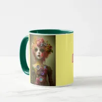 Have a Dollightful Day! Creepy Doll Pun Wordplay Mug