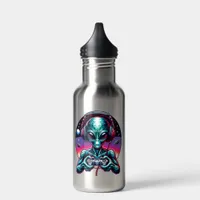 Gaming Alien Extraterrestrial Being Personalized Water Bottle