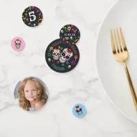 Personalized Day of the Dead Theme Birthday Party Confetti