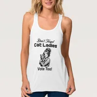 Don't Forget Cat Ladies Vote Too! Kamala 2024 Tank Top