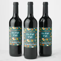 Fall Wine Label