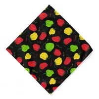 Red Yellow Green Jamaican Chef Chillies Bandana