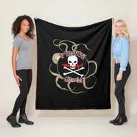 Pirate Groom Fleece Blanket