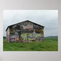 Graffiti Barn Poster