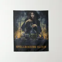 Spellbinding Elixir Witch Tapestry