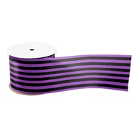 Halloween Poison Purple Stripe Ribbon