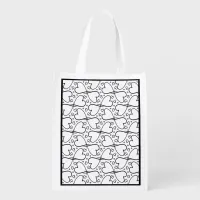 Cute Hearts Patterned Adult Coloring Bag