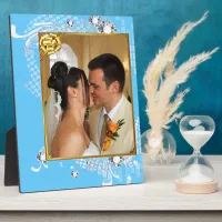 Wedding with Diamonds Add Photo Plaque