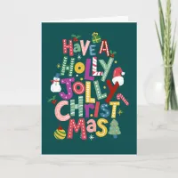 Holly Jolly Christmas card