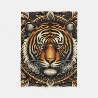 Beautiful Tiger Fleece Blanket