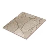 Elegant Sepia Toned Cracked Stones Ceramic Tile