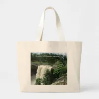 Noccalula Falls, Gadsden, Alabama Large Tote Bag