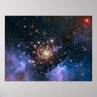 Fireworks in Space Poster