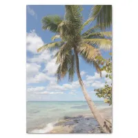 Isla Saona - Palm Tree at the Beach Tissue Paper