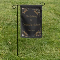 Fantasy Fairy Tale Wedding Garden Flag